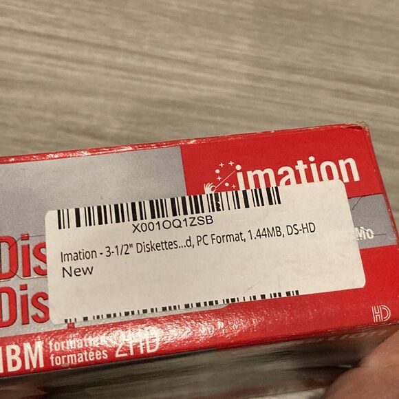 Imation 12881 3.5in. Floppy Disk 1.44MB IBM Diskettes - Picture 2 of 6
